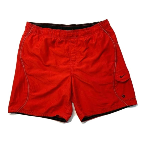 Nike Swoosh Spell Out  Swim Trunks Board‎ Shorts - Picture 1 of 12
